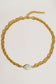 Marina 18K Gold Plated Stainless Steel Pearl Chain Necklace, Gold