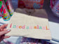 I Need an Alani Embroidered Comfort Colors Tee, Ivory
