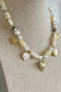Heaven Sent Mixed Beads Charm Necklace, Gold