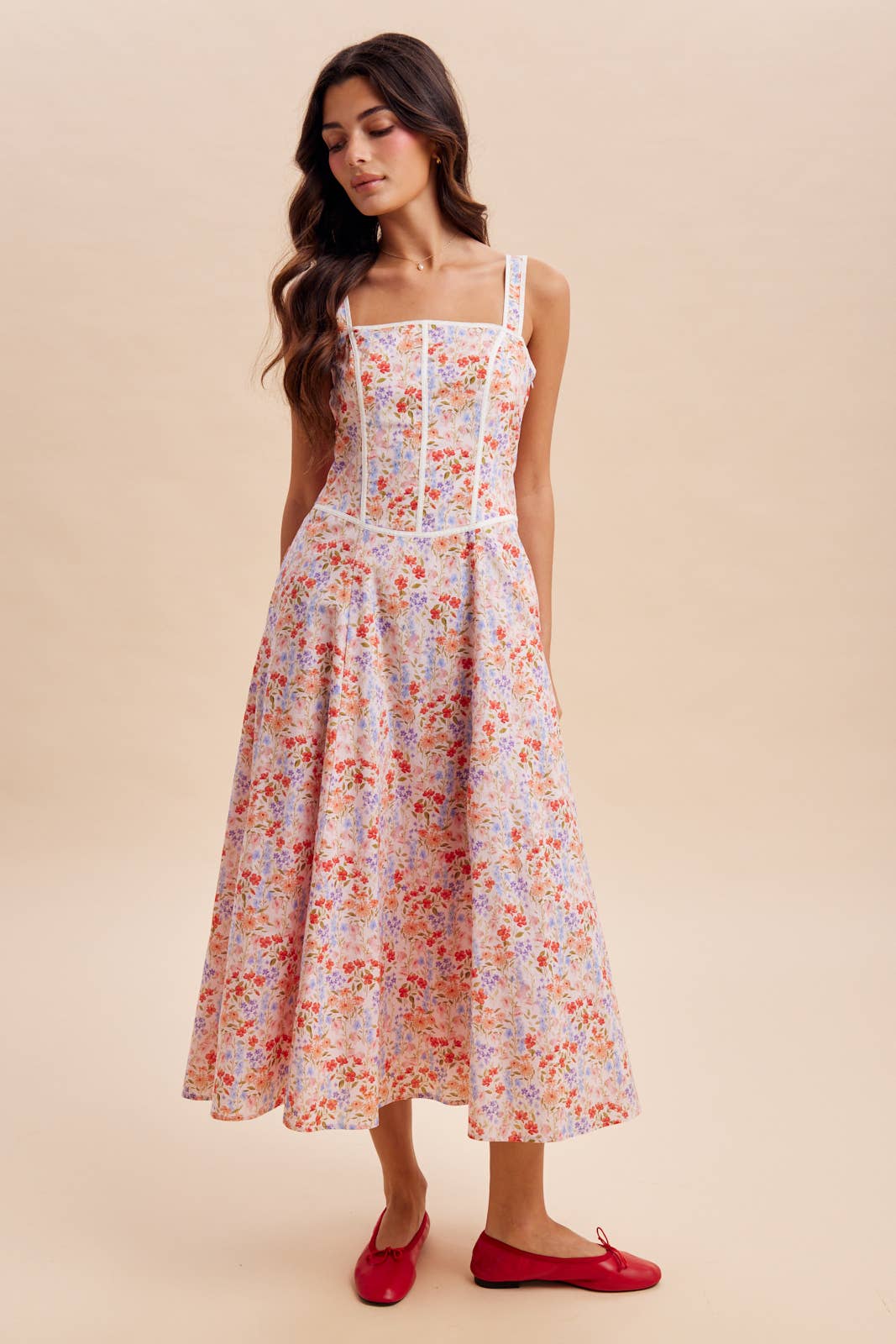 The Sweetest Thing Maxi Dress, Peony Multi