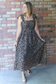So Charming Leopard Printed Midi Dress