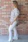 Chasing Daydreams Floral Plaid Top, Lavender