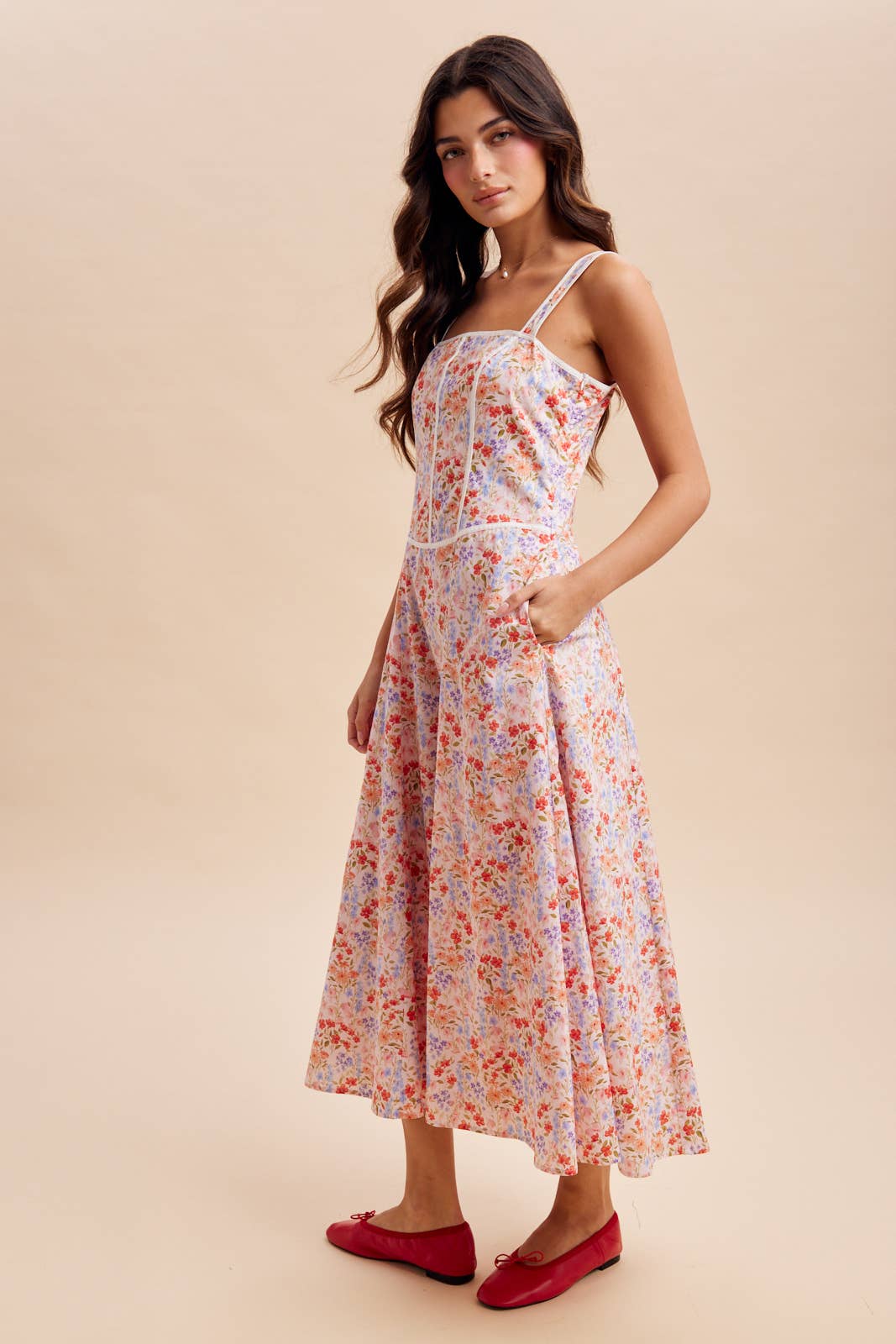 The Sweetest Thing Maxi Dress, Peony Multi