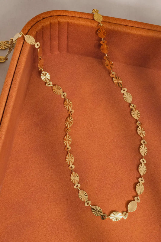 Andie 18K Gold Plated Stainless Steel Necklace, Gold