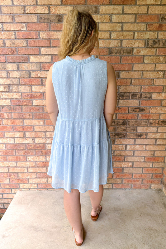 Take Me Away Dress, Blue