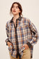 Jolene Mixed Plaid Oversized Plaid Top