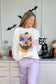 Patchwork Jack O Lantern Crewneck, Cream