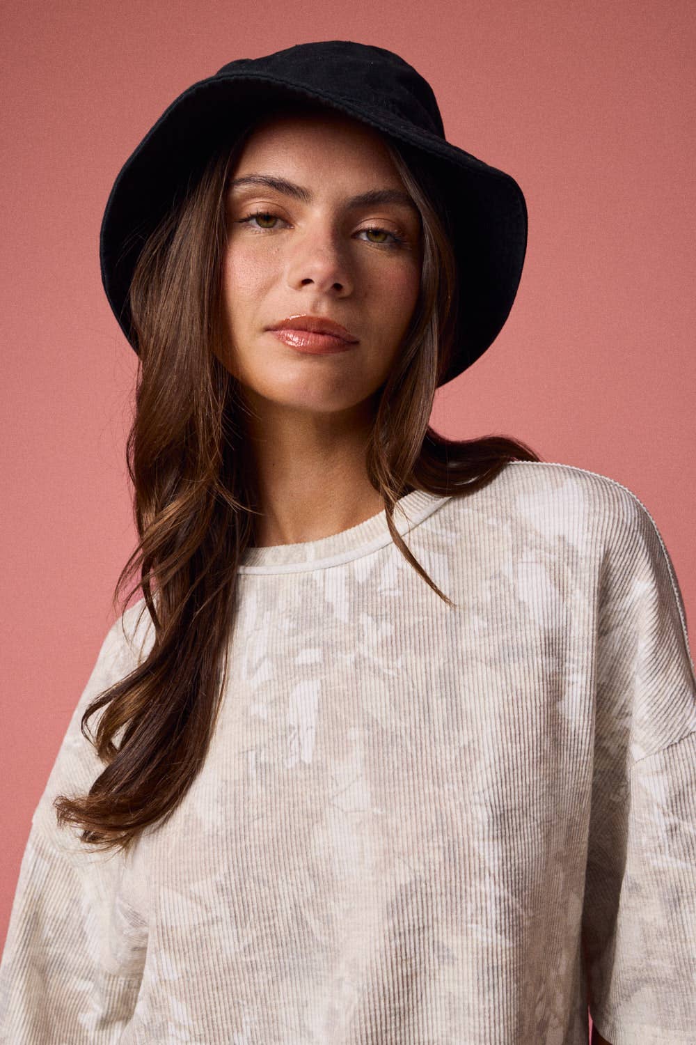 Out of Nowhere Camo Ribbed Top