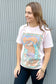 Wild West Cowgirl Graphic Tee, Light Pink