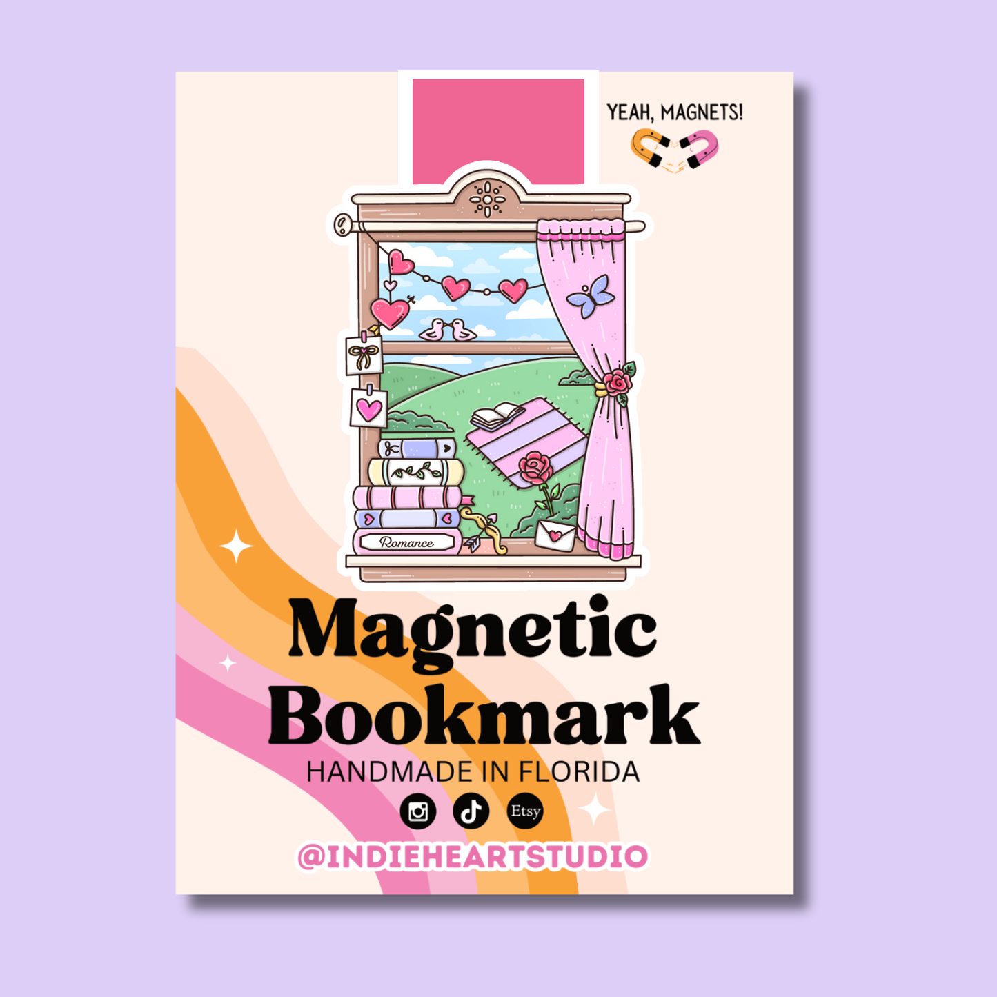 Window Into Romance Magnetic Bookmark