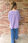Dream Come True Relaxed Pocket Top, Spring Lilac