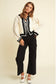 One of a Kind Cardigan, Black/White