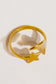 Star and Moon 18K Gold Plated Stainless Steel Ring, Gold