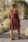 Enchanted To Meet You Dress, Burgundy