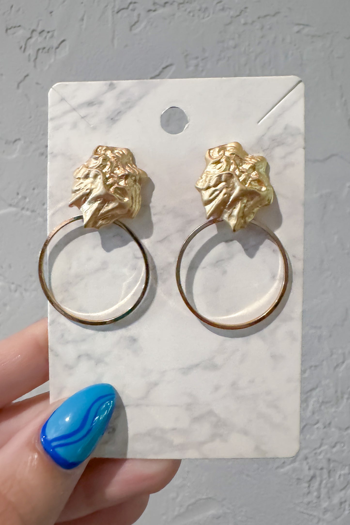 Sea You Later Earrings, Gold