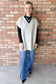 Emma Oversized Cable Vest, Oatmeal