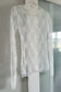 So Sweet Lace See Through Layering Top, Off White