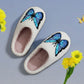 Blue Butterfly Slippers