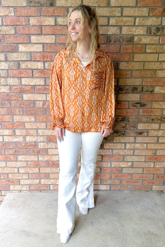 Golden Girl High Low Hem Top, Goldenrod