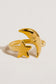 Star and Moon 18K Gold Plated Stainless Steel Ring, Gold