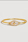 Amelia 18K Gold Plated Vintage Star Shell Bracelet, Gold