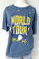 World Tour Eagle Oversized Graphic Tee, Indigo Blue *FINAL SALE*