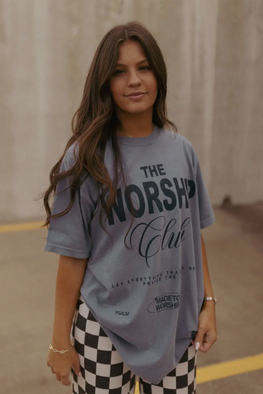 The Worship Club Graphic Comfort Colors Tee