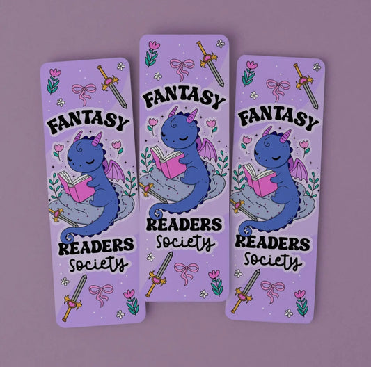 Matte Fantasy Readers Society Bookmark