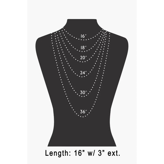 Mixed Heart and Ribbon Charms Chain Necklace