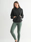 Perfect Weekend Duality Waffle Knit Hoodie