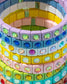 Maeve Enamel Stretch Bracelet, French Blue