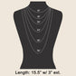 Large Tortoise Shell Ball Beaded Necklace