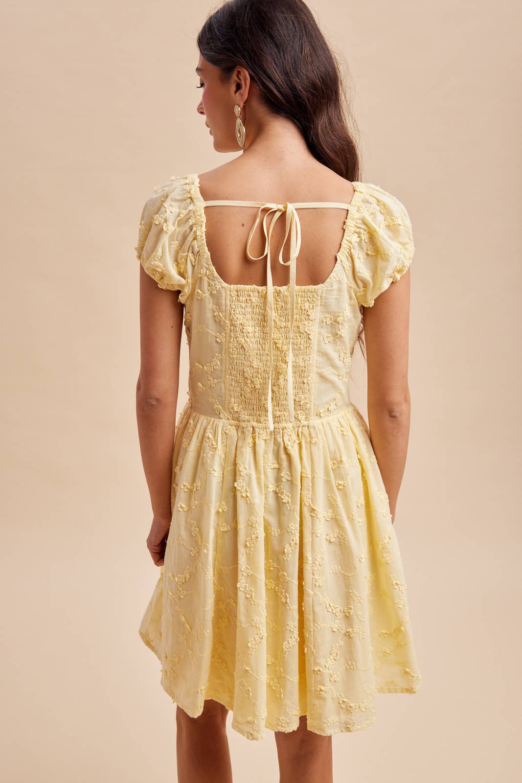 Ray of Sunshine Mini Dress, Lemon Water
