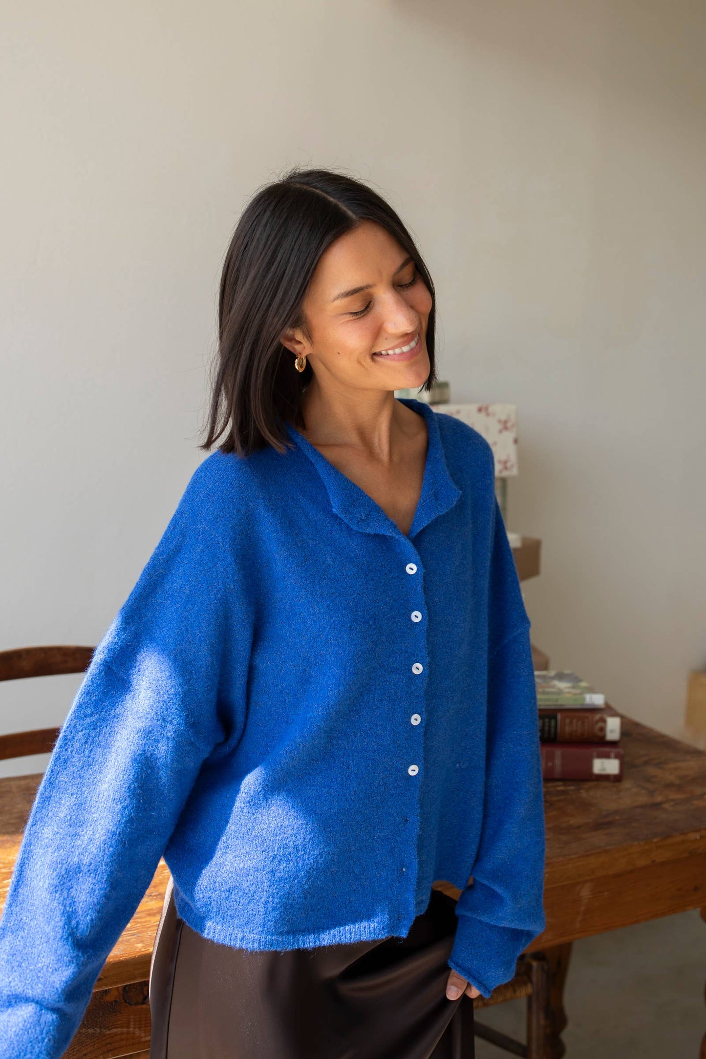 Piper Cardigan, Blue