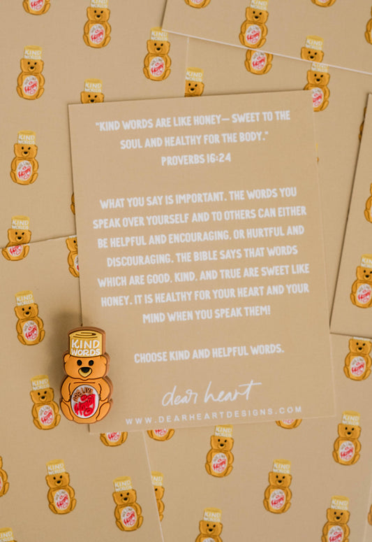 Kind Words Shoe Charm