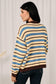 Don't Dream It's Over Striped Button Down Sweater Cardigan, Lemon/Multi