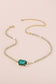 Large Crystal Choker Necklace, Green