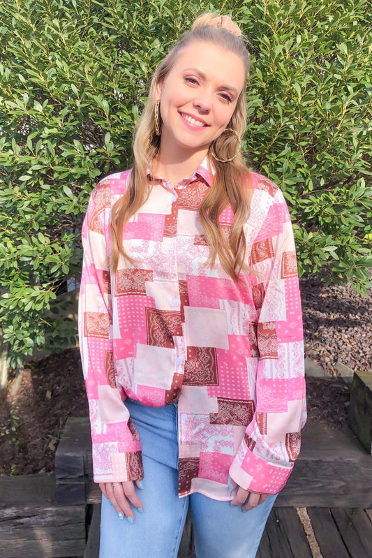 Living Life In Dallas Top, Pink