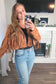 On The Fringe Cropped Suede Jacket, Camel