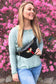 Queen Bee Fanny Pack, Gray/Black