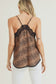 Wild Idea Leopard Tank, Mocha
