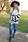 Safe and Sound Zebra Print Sweater