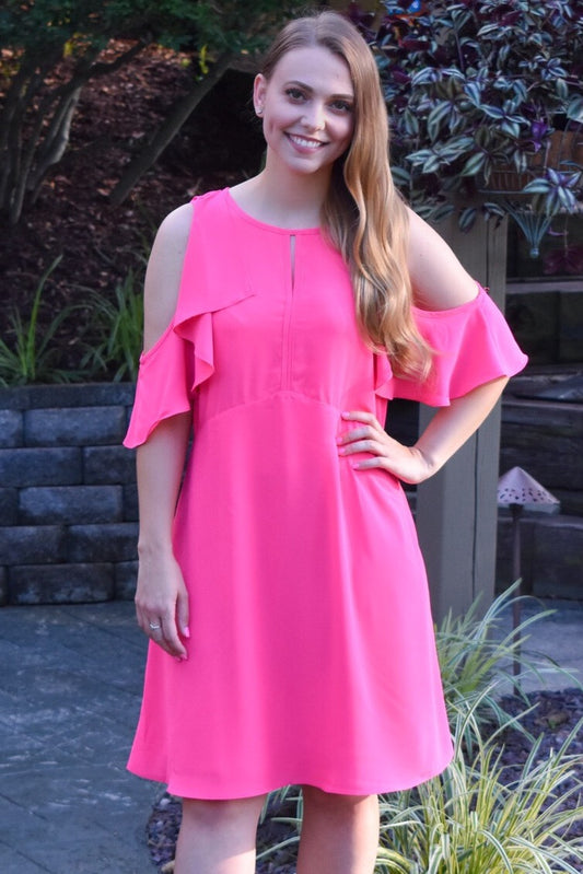 Pretty In Pink Dress, Hot Pink *FINAL SALE*