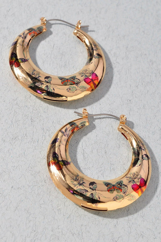 Wanna Fly Away Earrings, Gold