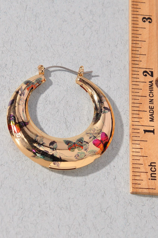 Wanna Fly Away Earrings, Gold