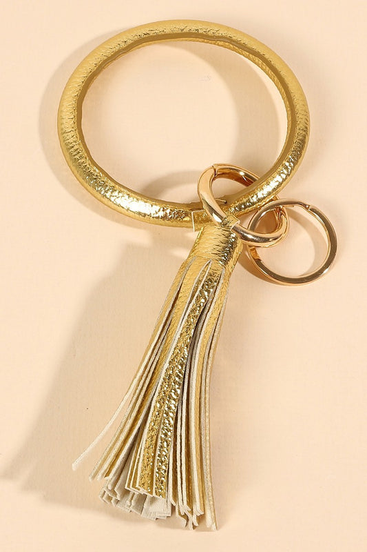 Ride In Style Keyring, Gold